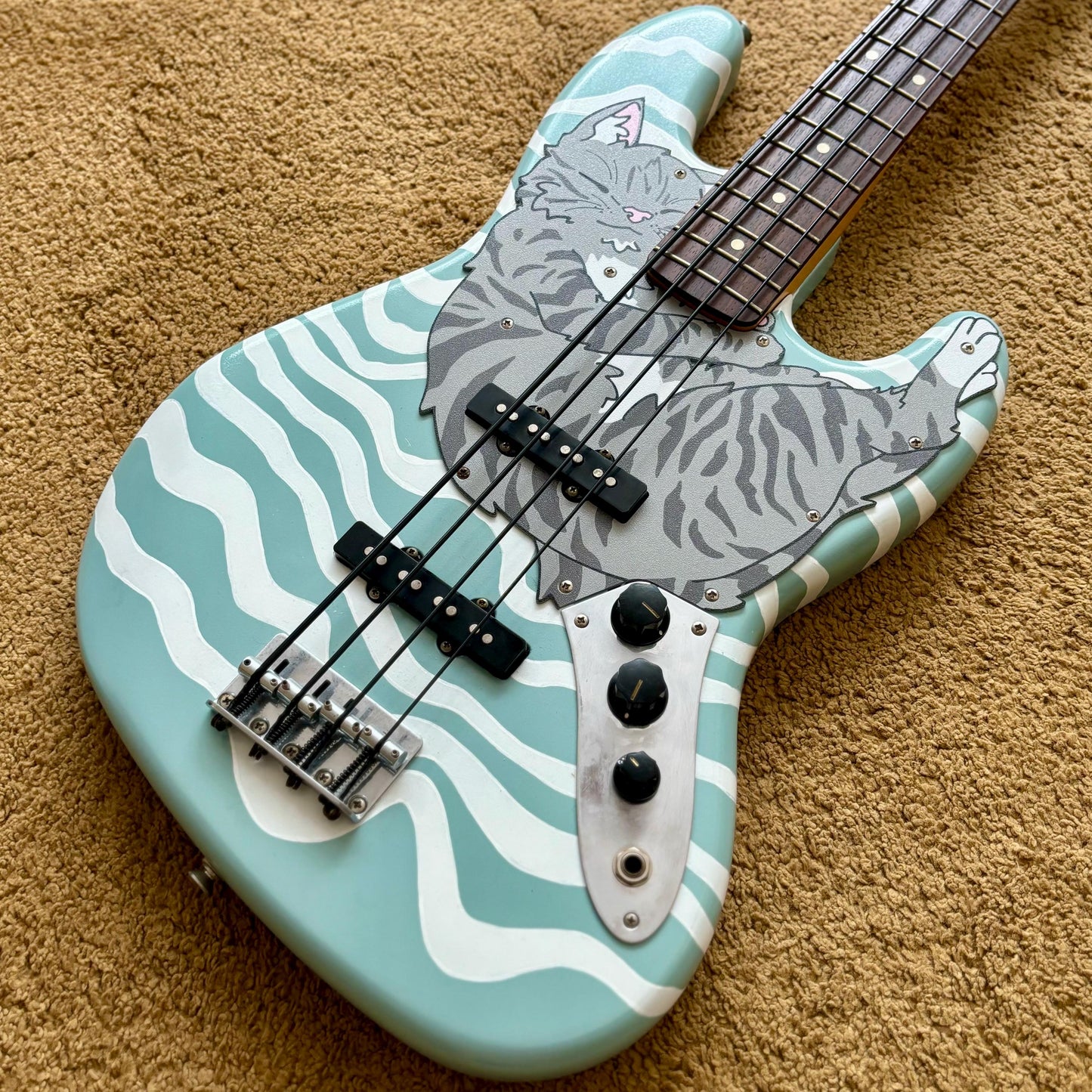 Fender Aerodyne PJ Bass Cat Pickguard