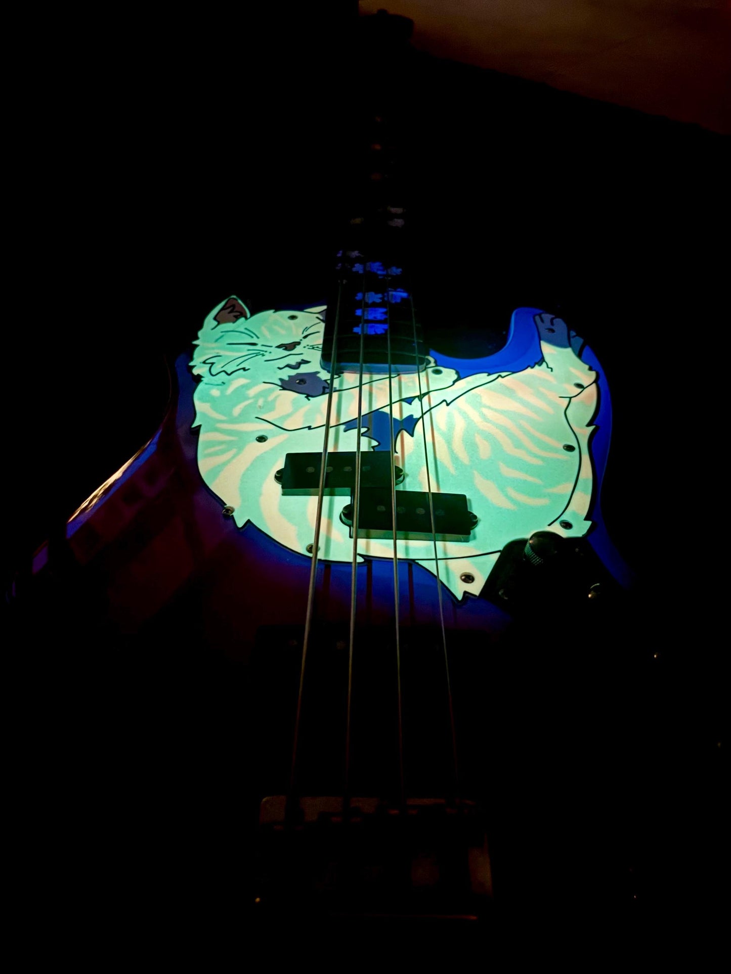 Fender Aerodyne PJ Bass Cat Pickguard