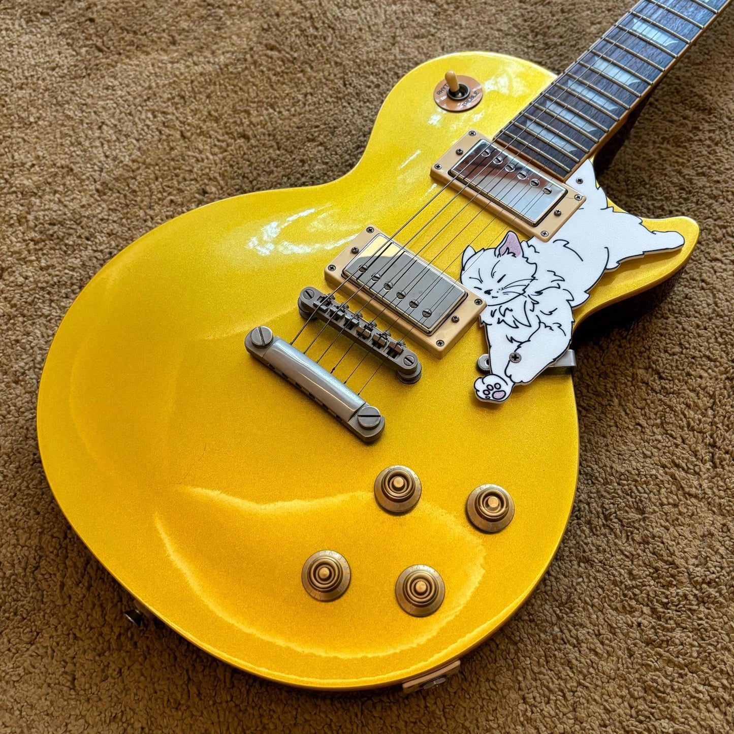 Les Paul Cat Pickguard | Les Paw