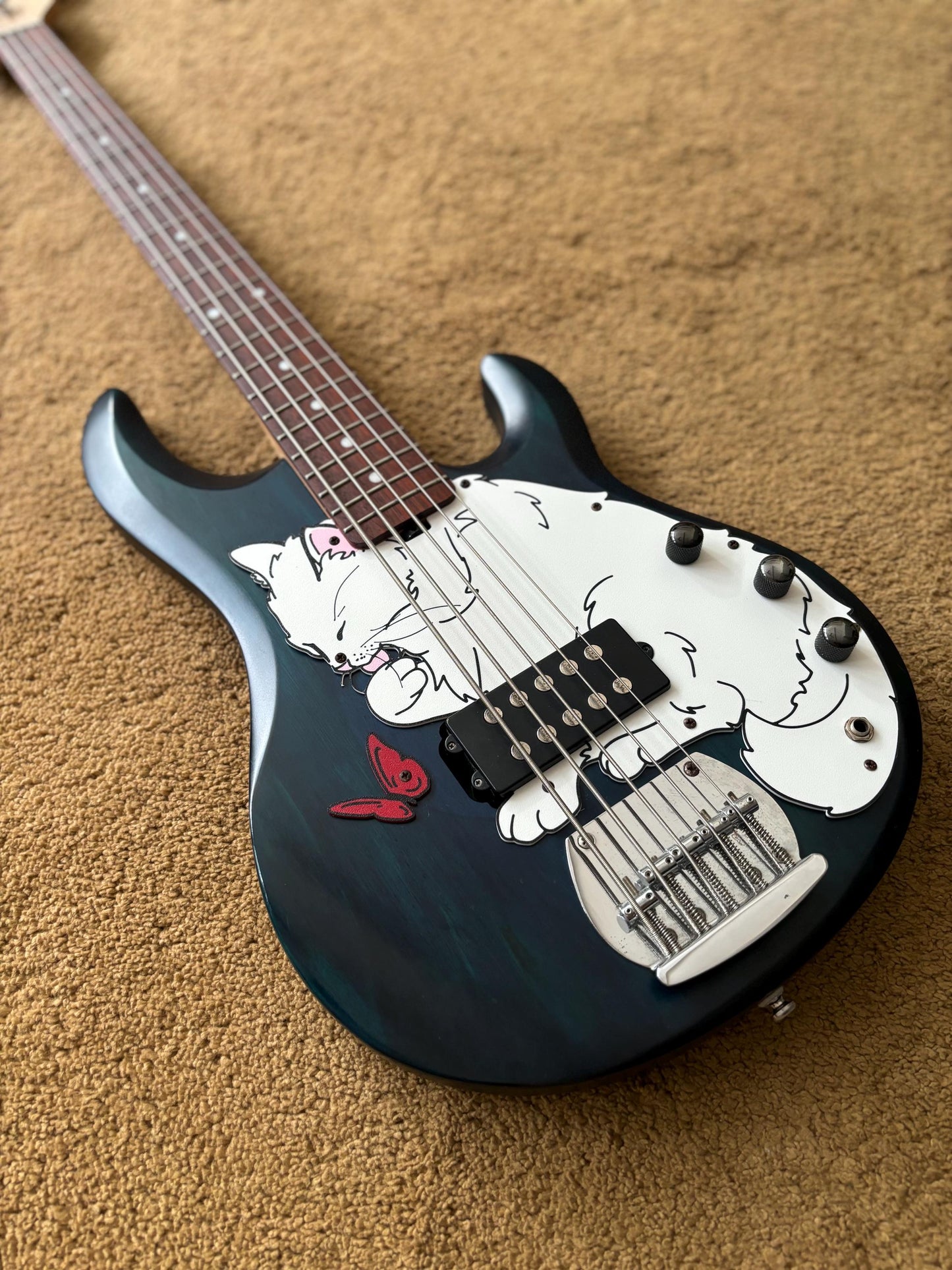 Stingray 5 Bass Cat Pickguard
