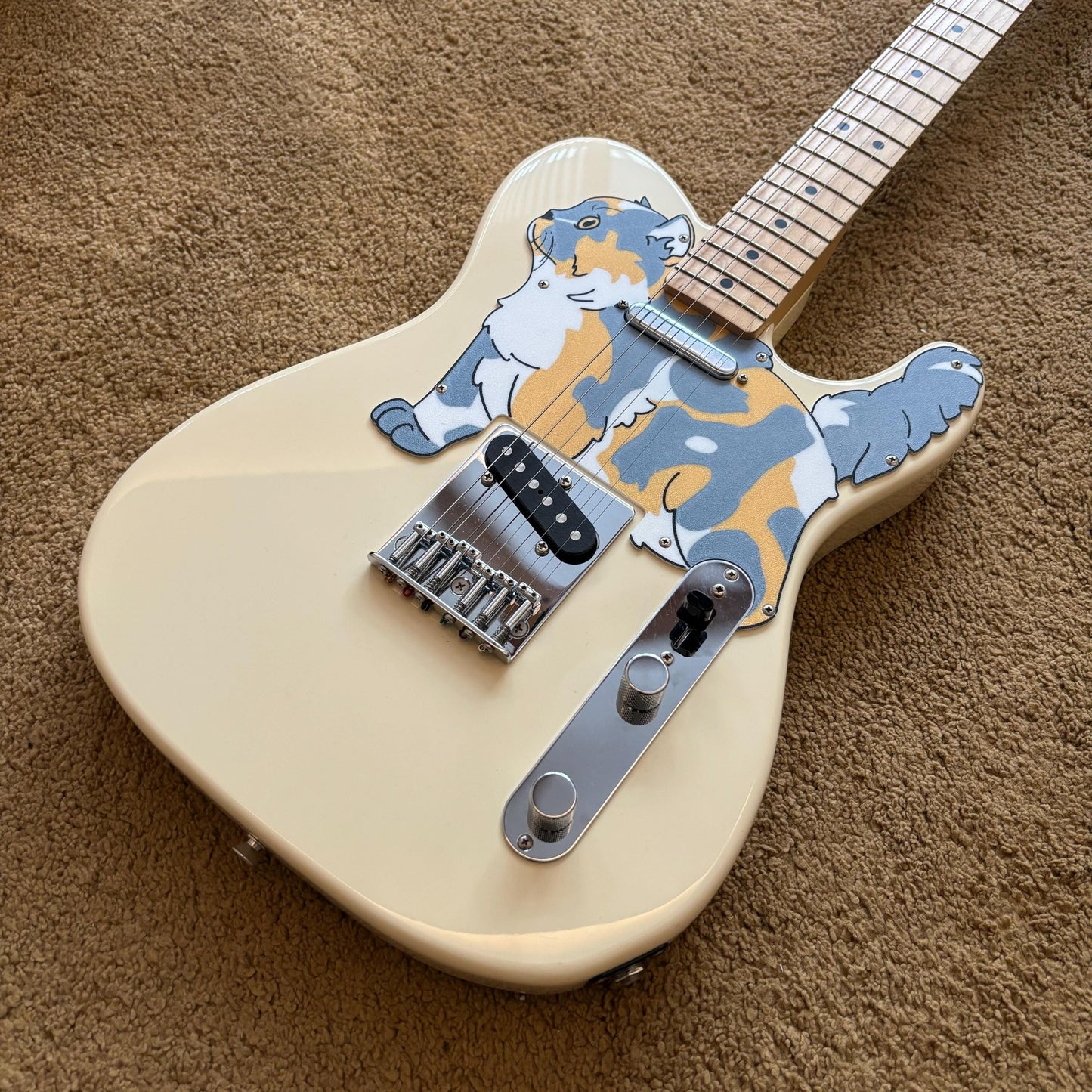 Telecaster Cat Pickguard | Telecatster