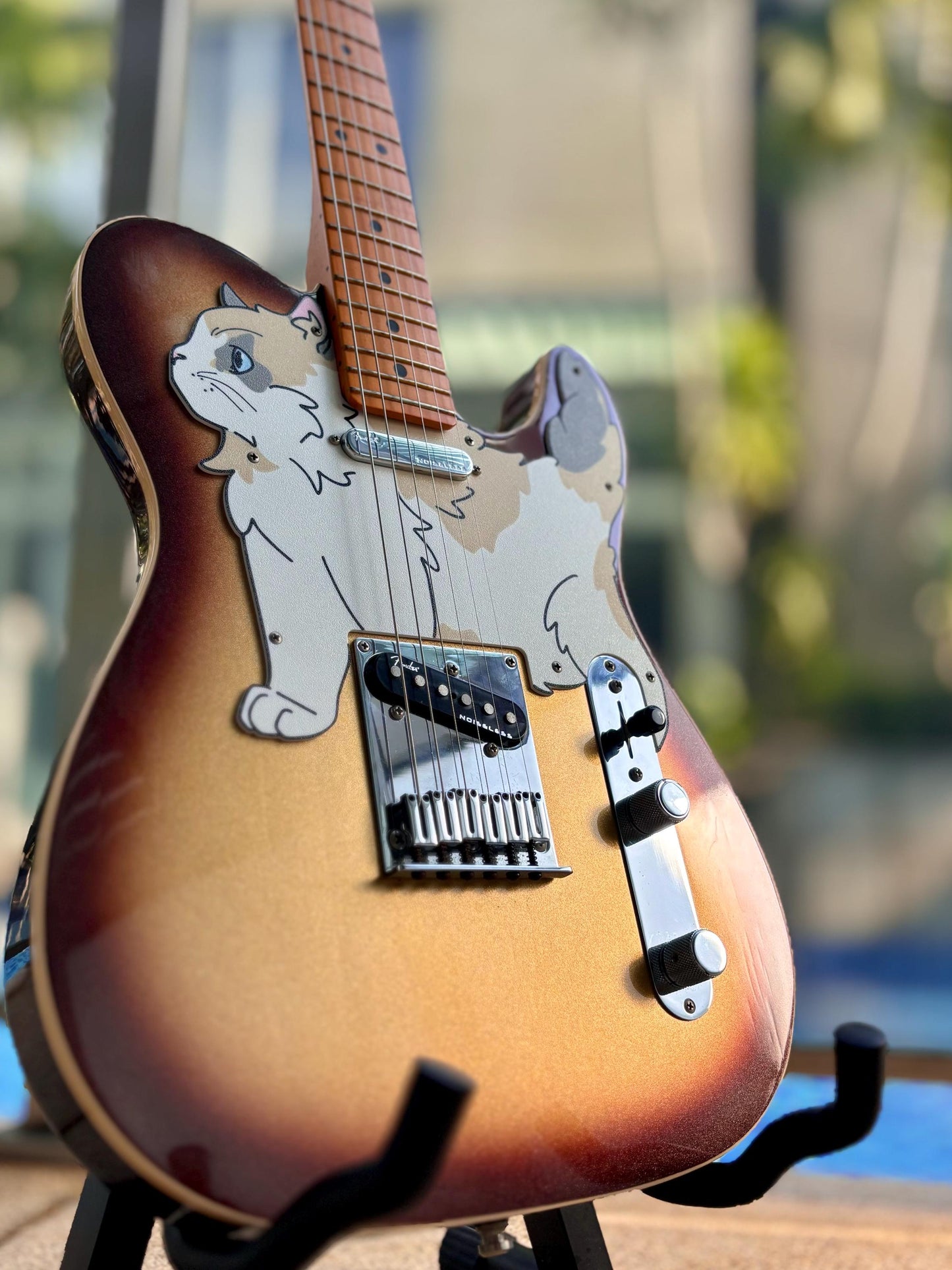 Telecaster Cat Pickguard | Telecatster