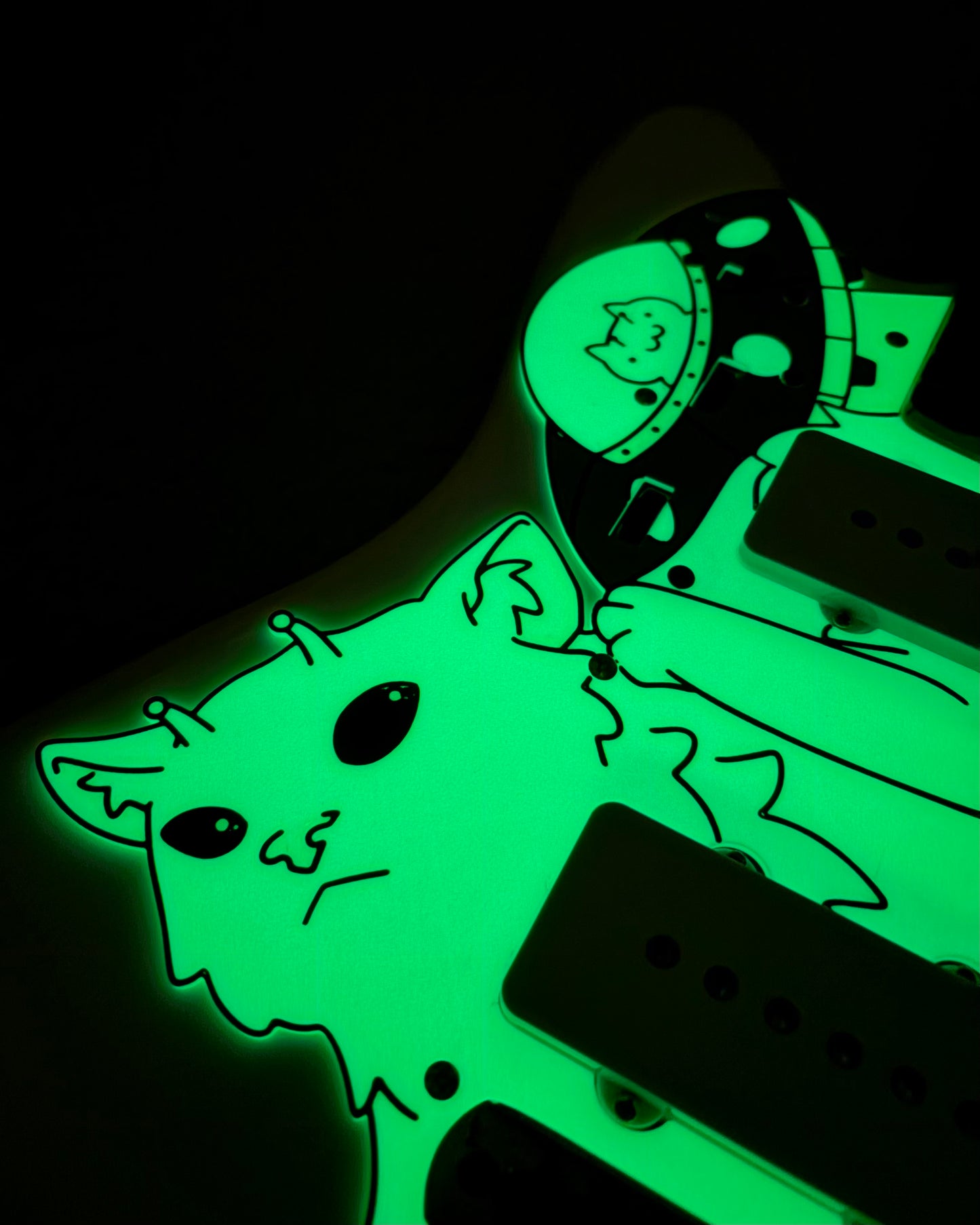 Squier Jazzmaster Cat Pickguard | Jazzmeowster