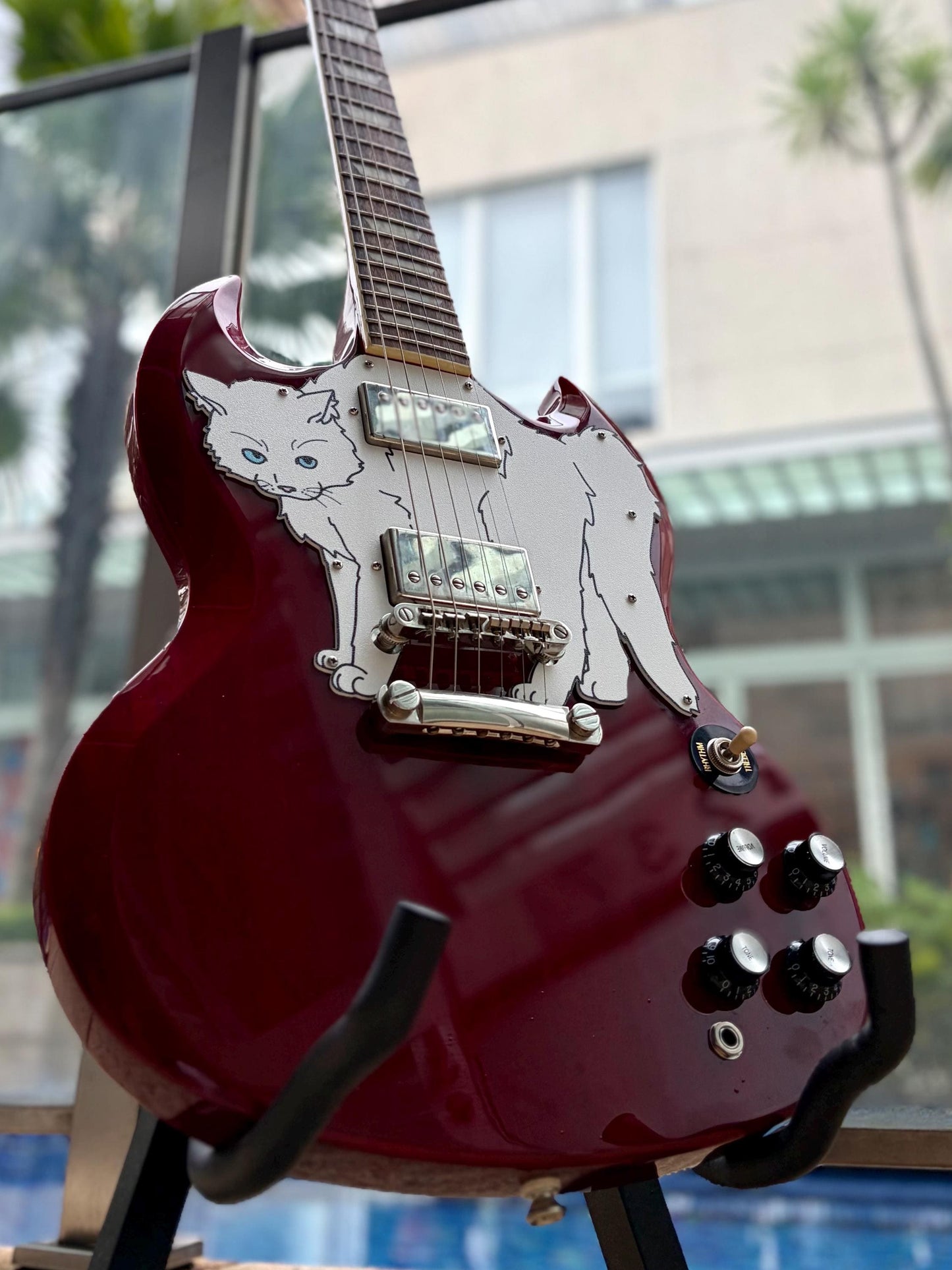 SG Guitar Pickguard | Fun Animal Design for Epiphone SG