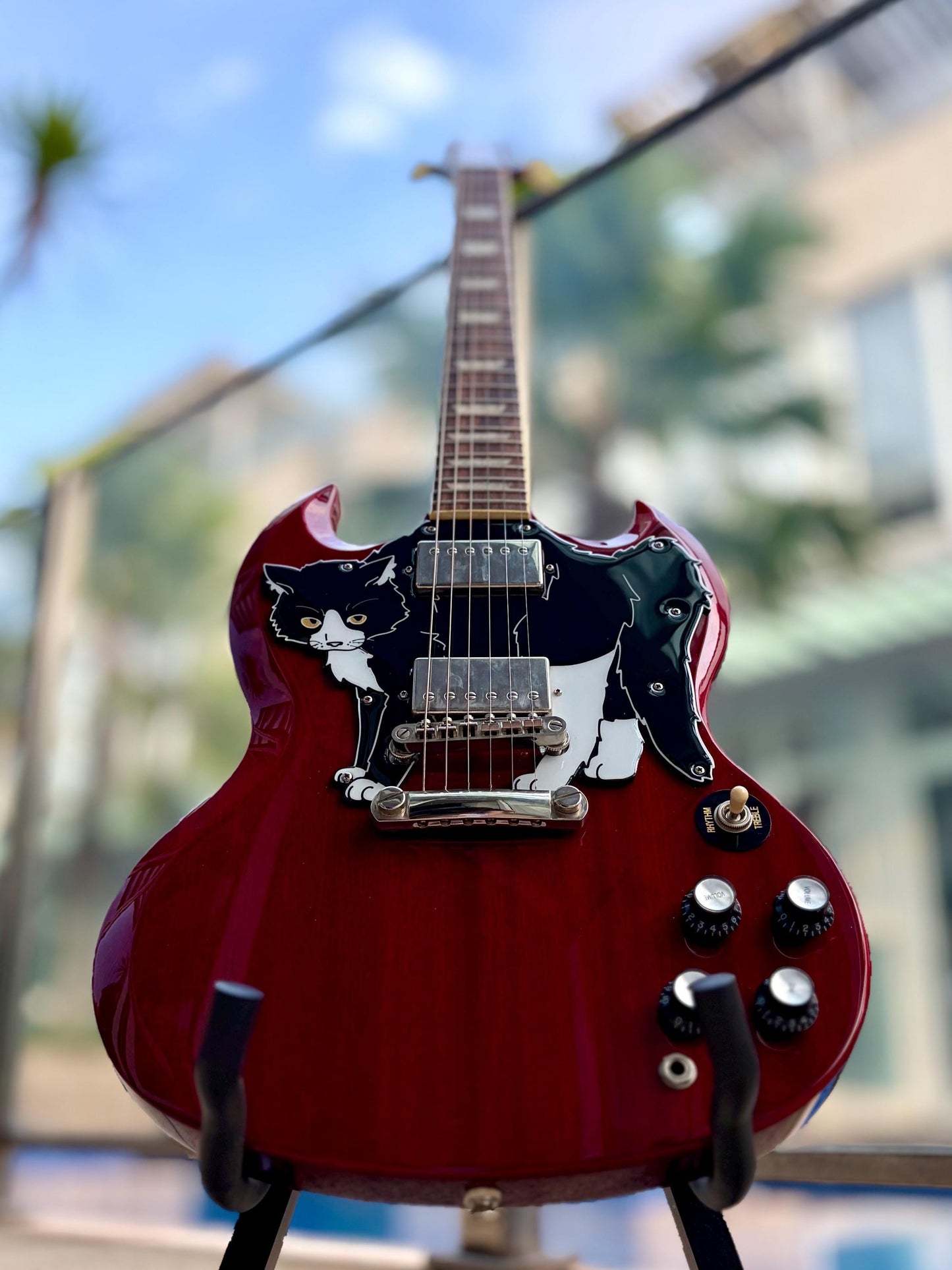 SG Guitar Pickguard | Fun Animal Design for Epiphone SG