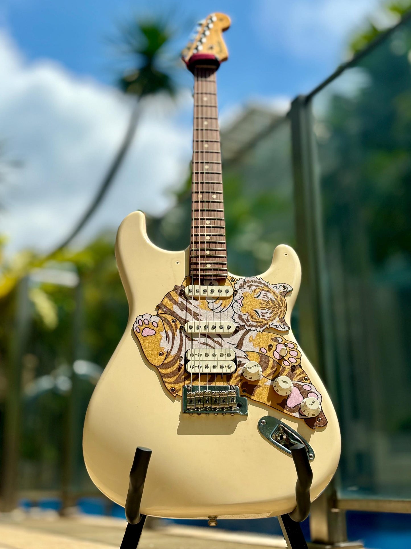 Stratocaster Tiger Pickguard
