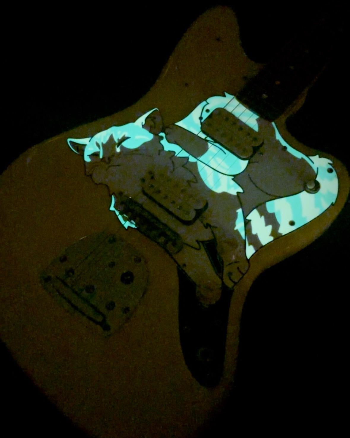 Jazzmaster Cat Pickguard | Jazzmeowster
