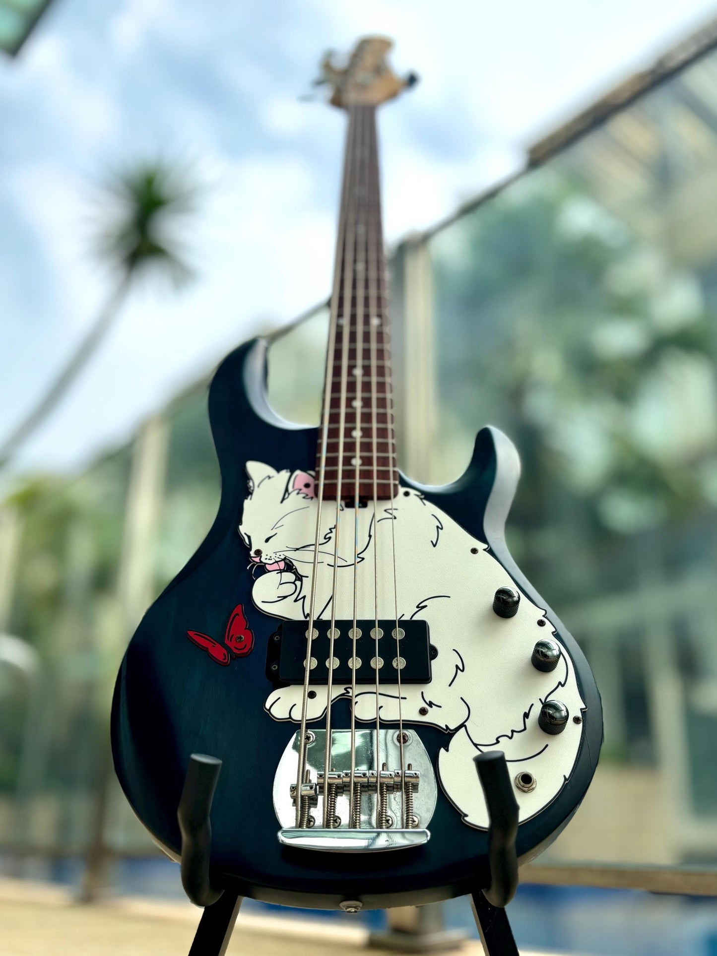 Stingray 5 Bass Cat Pickguard