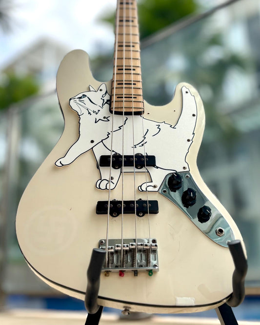 Cat Jazz Bass Pickguard
