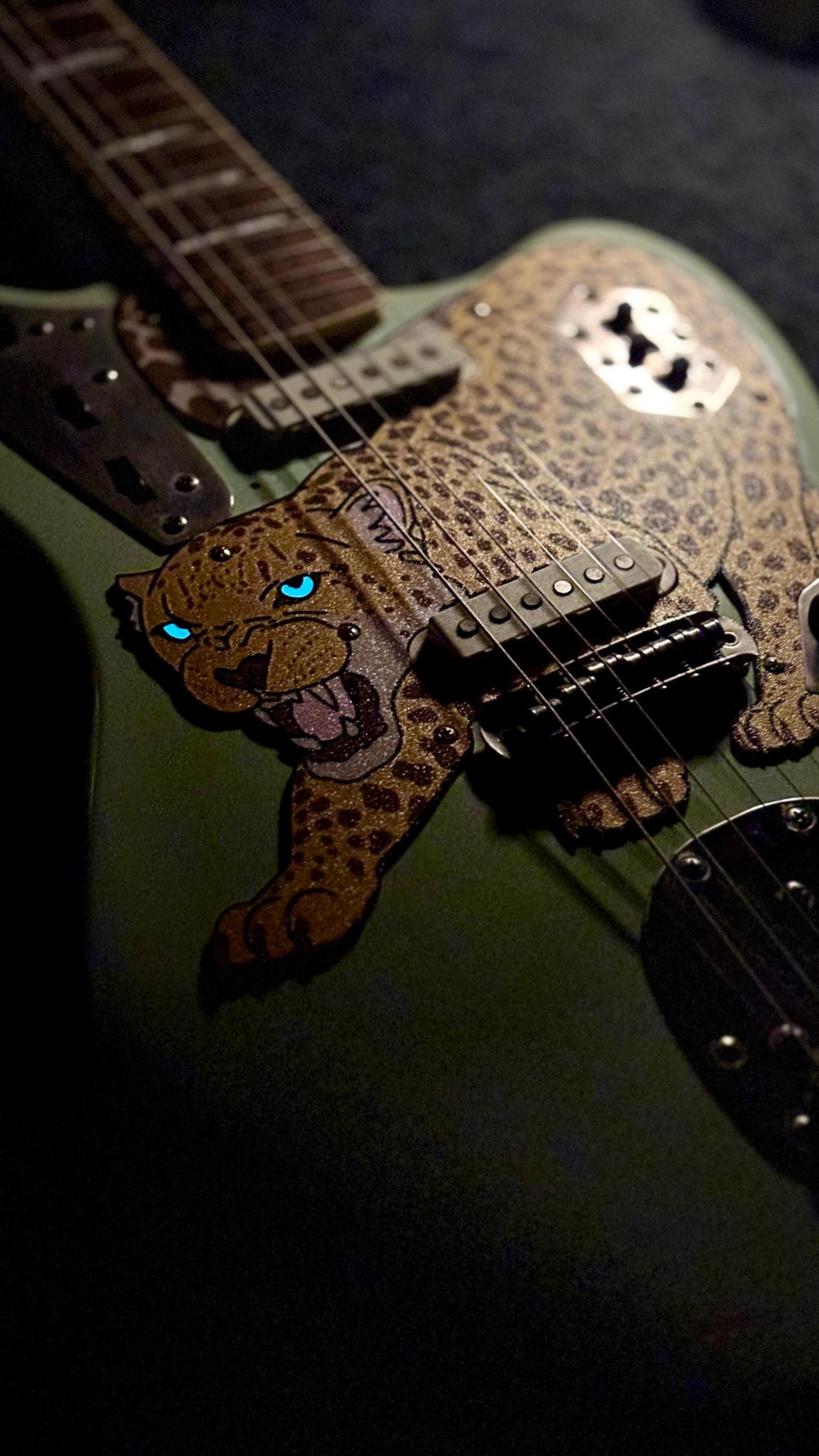 Jaguar Jaguar Pickguard - Custom 3D Printed Pickguard for Squier Affinity Jaguar Bass
