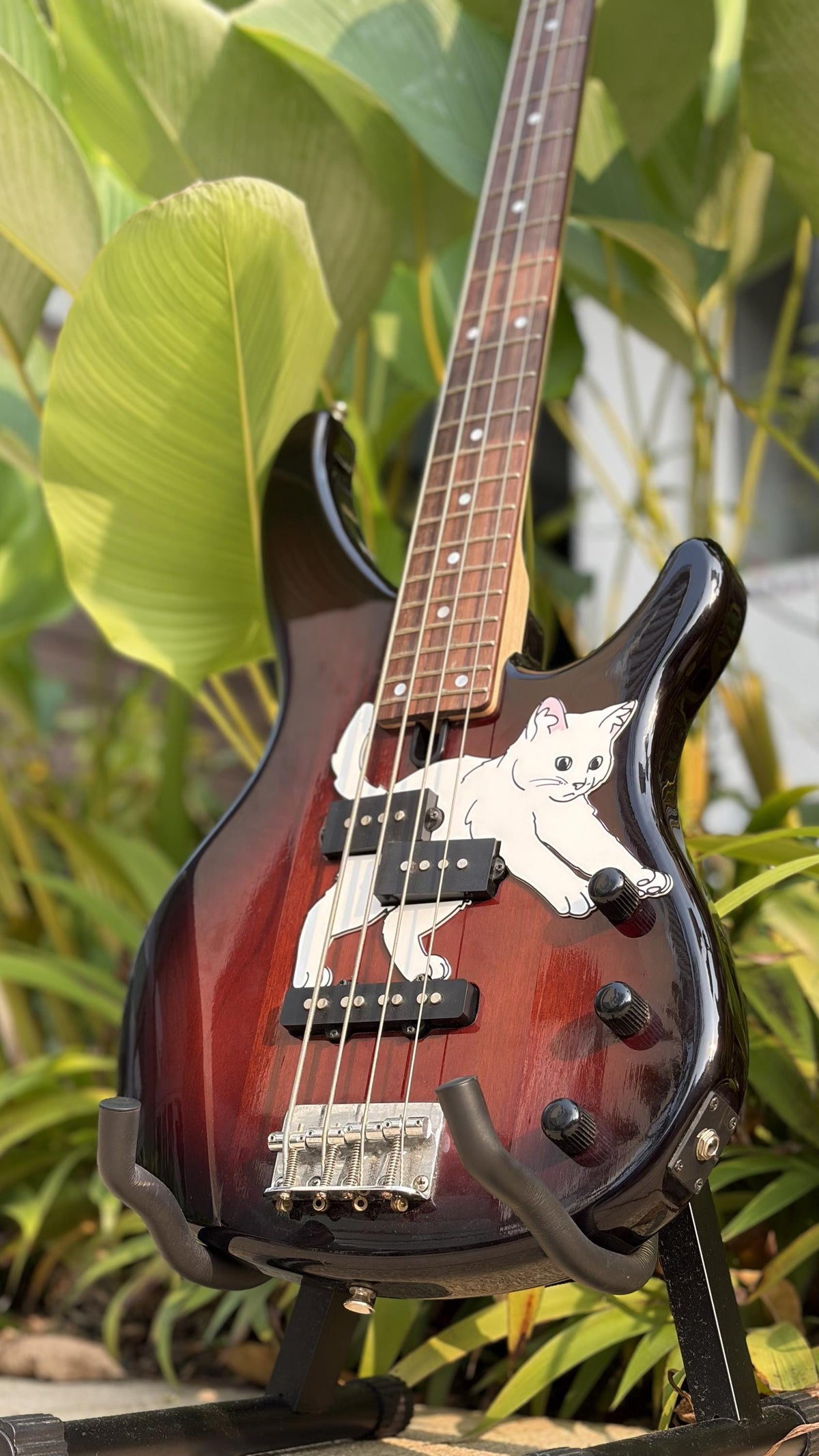 Yamaha TRBX174 Bass Cat Pickguard