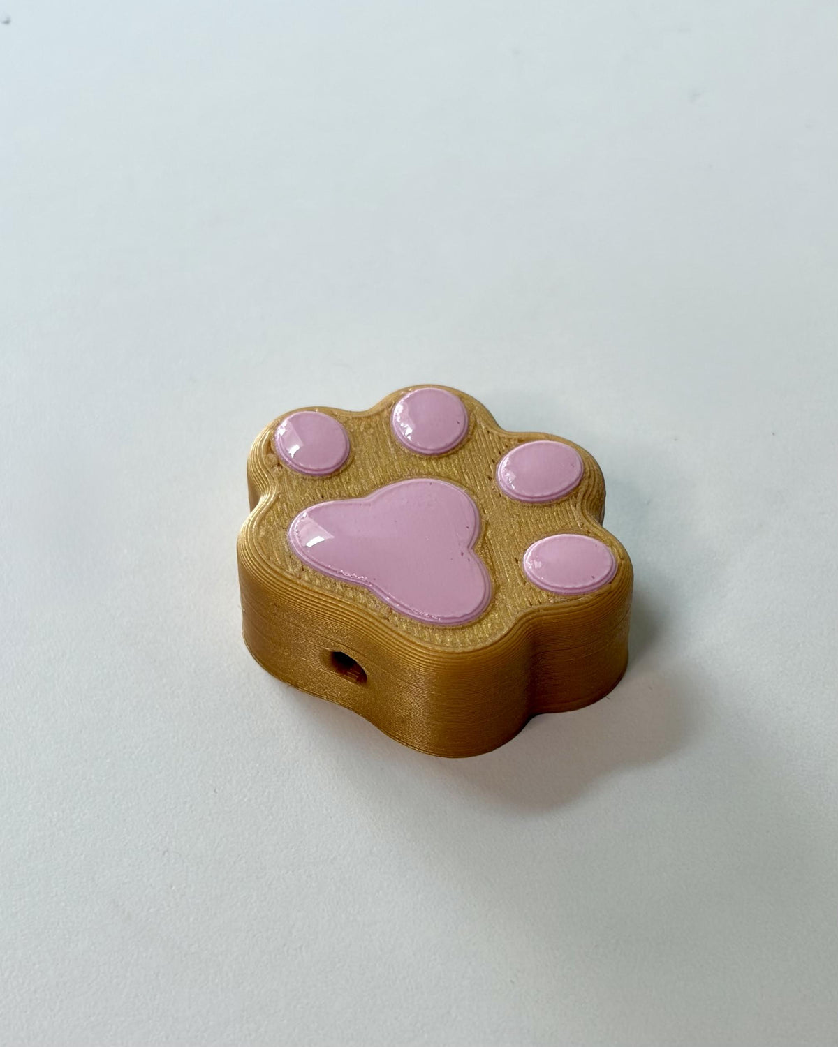 Cat Paw Pedal Toppers | 3D Printed Pink Kitty Paw for Guitar Pedals