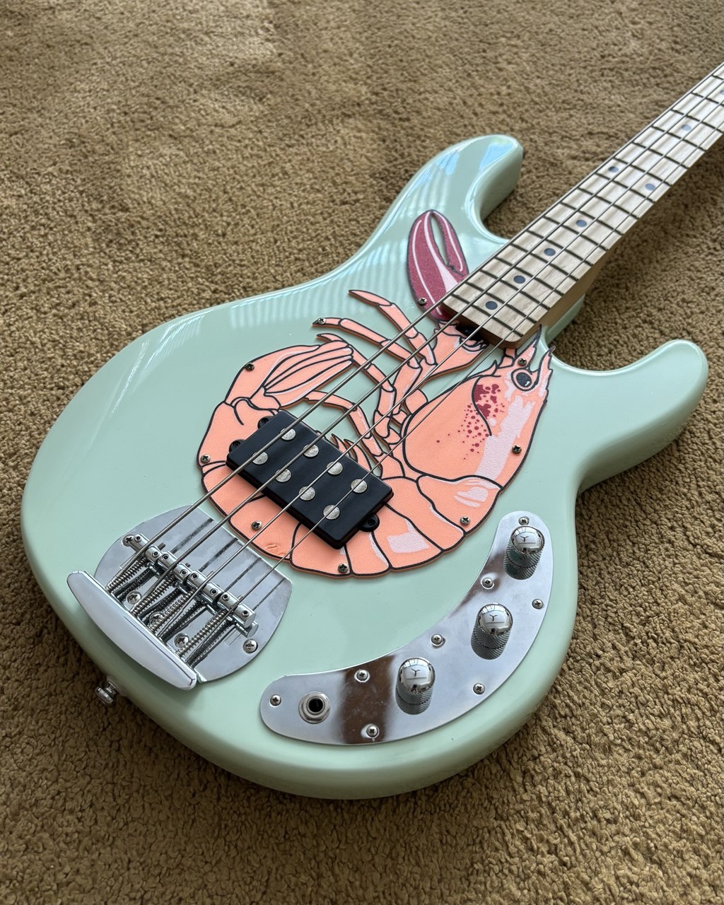 Stingray Bass Lobster Pickguard